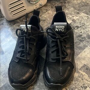 Maidenform Black Athletic Shoes with Chunky Sole